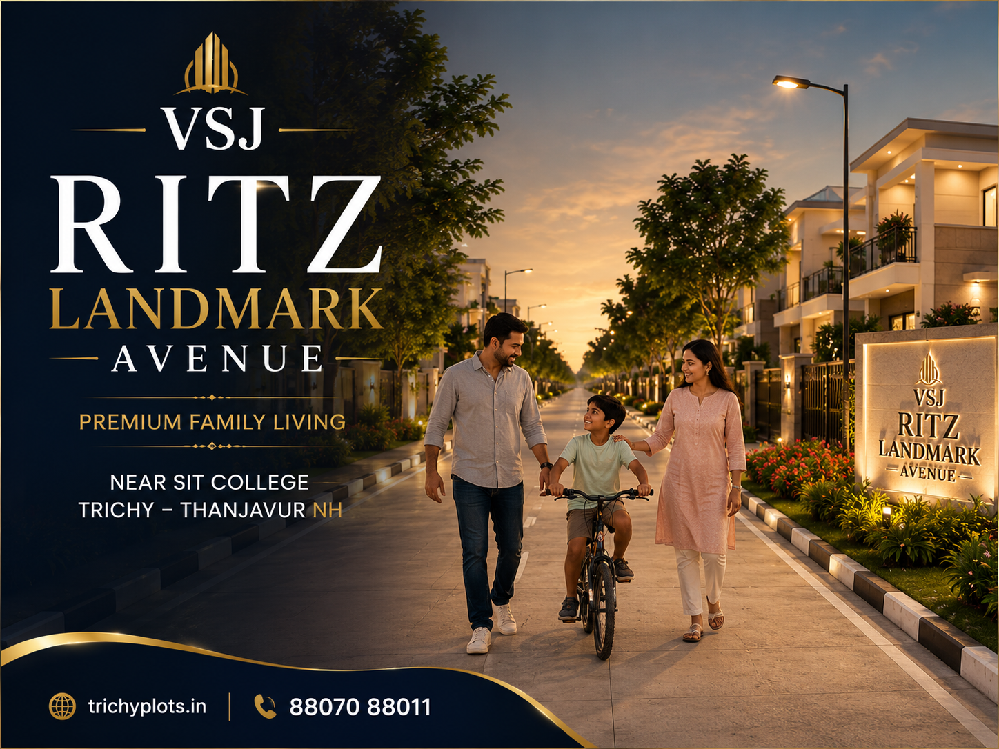 VSJ Ritz Landmark Avenue – DTCP & RERA Approved Residential Plots on Trichy–Thanjavur NH | VSJ City Properties